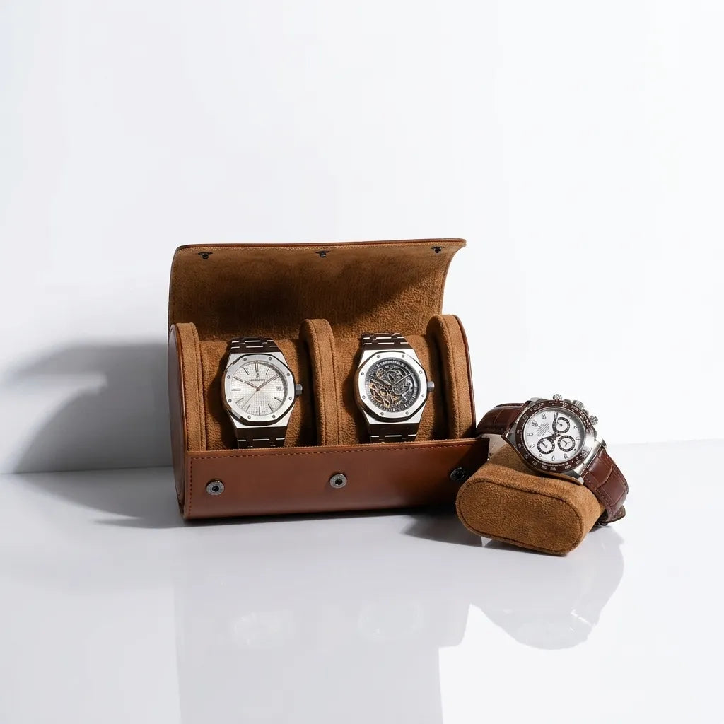 Étui à montres en Cuir – Le Voyageur II