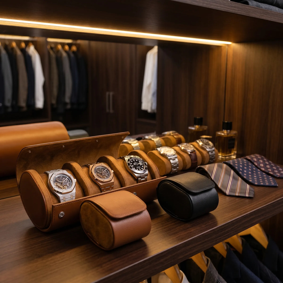Étui à montres en Cuir – Le Voyageur III