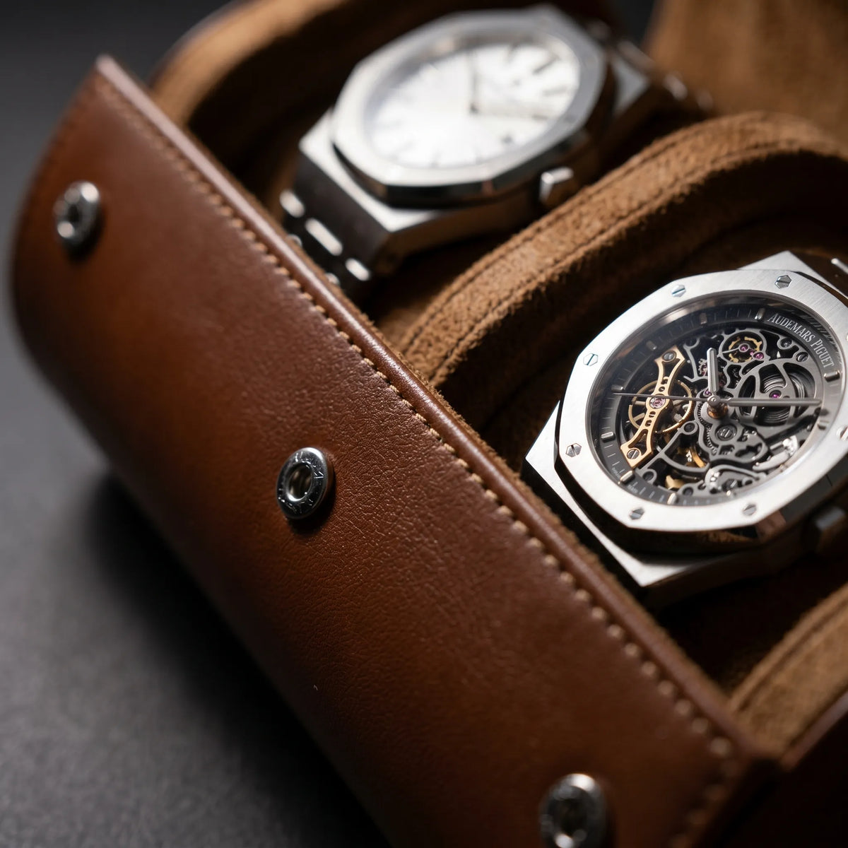 Étui à montres en Cuir – Le Voyageur II